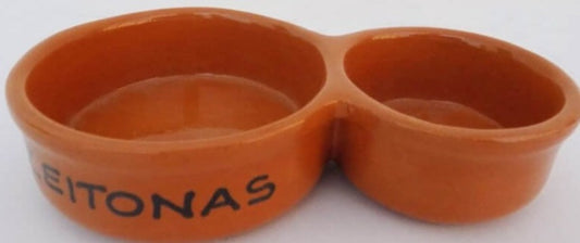 TRADITIONAL OLIVE DISH IN RED CLAY - Sacred Arte