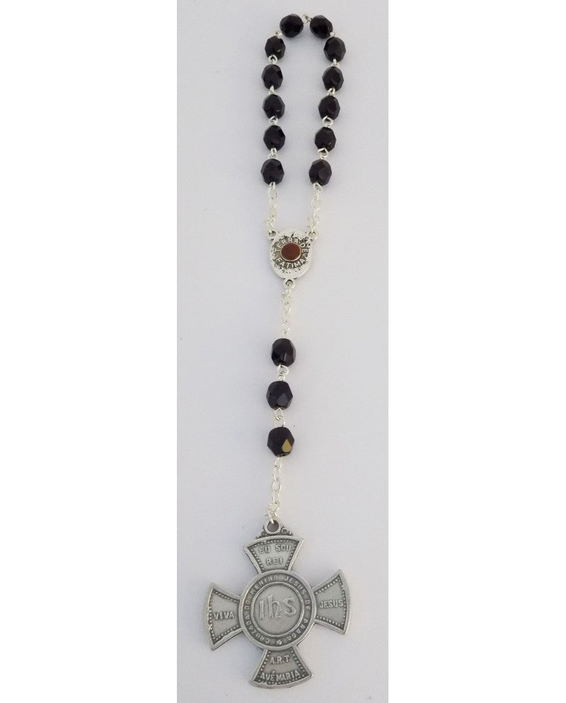 CHAPLET WITH CROWN OF INFANT JESUS OF PRAGUE - Sacred Arte