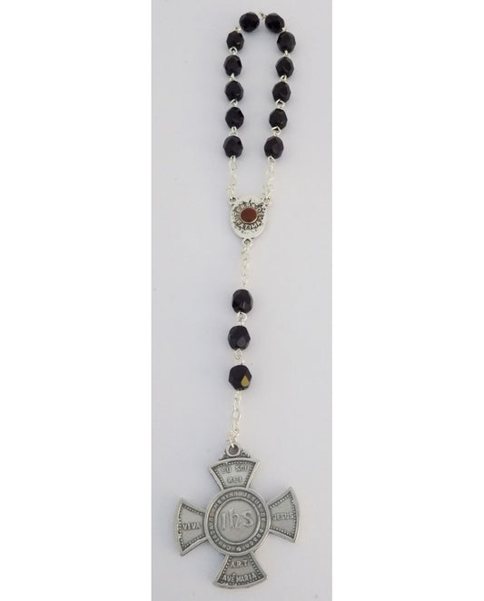 CHAPLET WITH CROWN OF INFANT JESUS OF PRAGUE - Sacred Arte