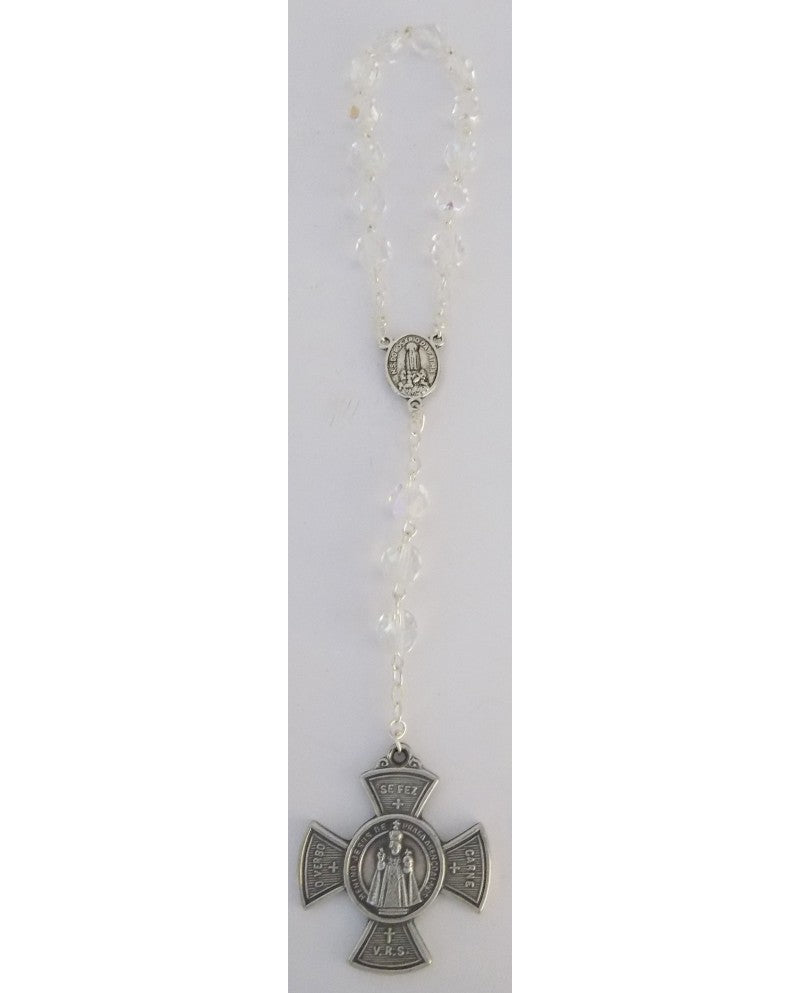 CHAPLET WITH CROWN OF INFANT JESUS OF PRAGUE - Sacred Arte