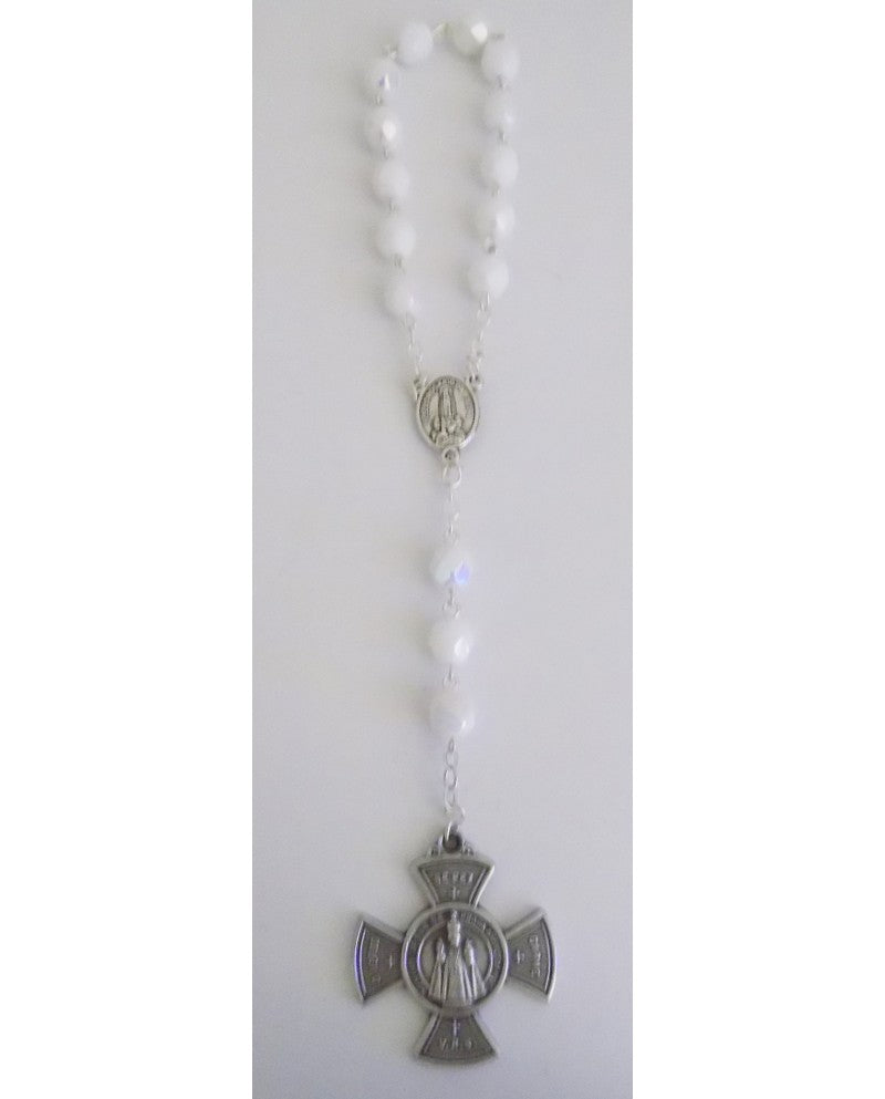 CHAPLET WITH CROWN OF INFANT JESUS OF PRAGUE - Sacred Arte