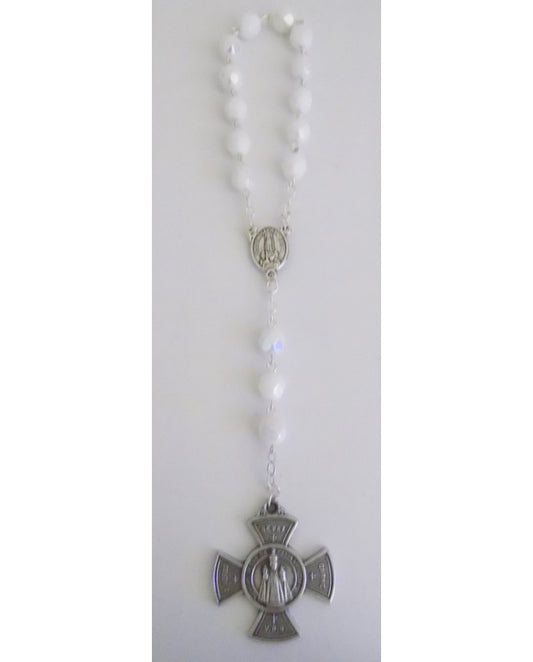 CHAPLET WITH CROWN OF INFANT JESUS OF PRAGUE - Sacred Arte