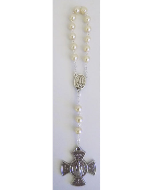 CHAPLET WITH CROWN OF INFANT JESUS OF PRAGUE - Sacred Arte