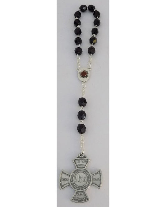 CHAPLET WITH CROWN OF INFANT JESUS OF PRAGUE - Sacred Arte
