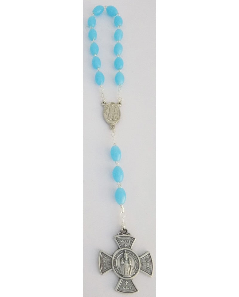 CHAPLET WITH CROWN OF INFANT JESUS OF PRAGUE - Sacred Arte