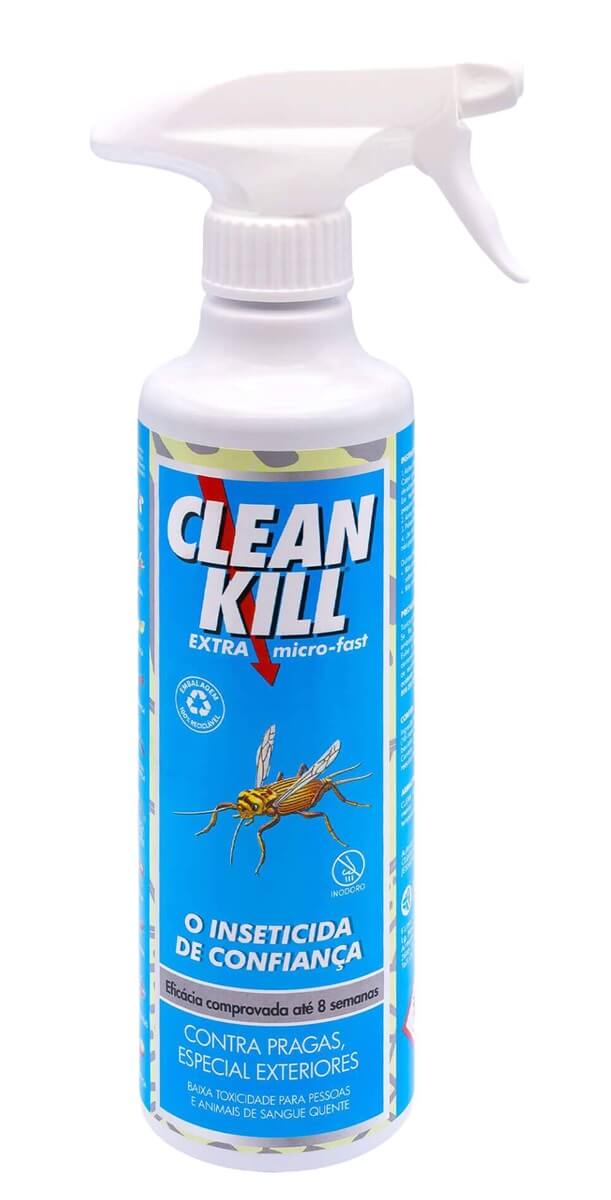 CleanKill Extra Micro-Fast 375ml - Biodegradable Insecticide for Outdoors - With Dispenser