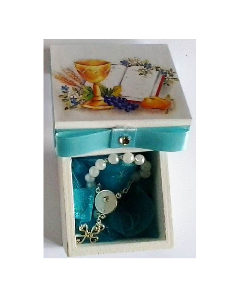 DECORATIVE BOX OF FIRST COMMUNION - Sacred Arte