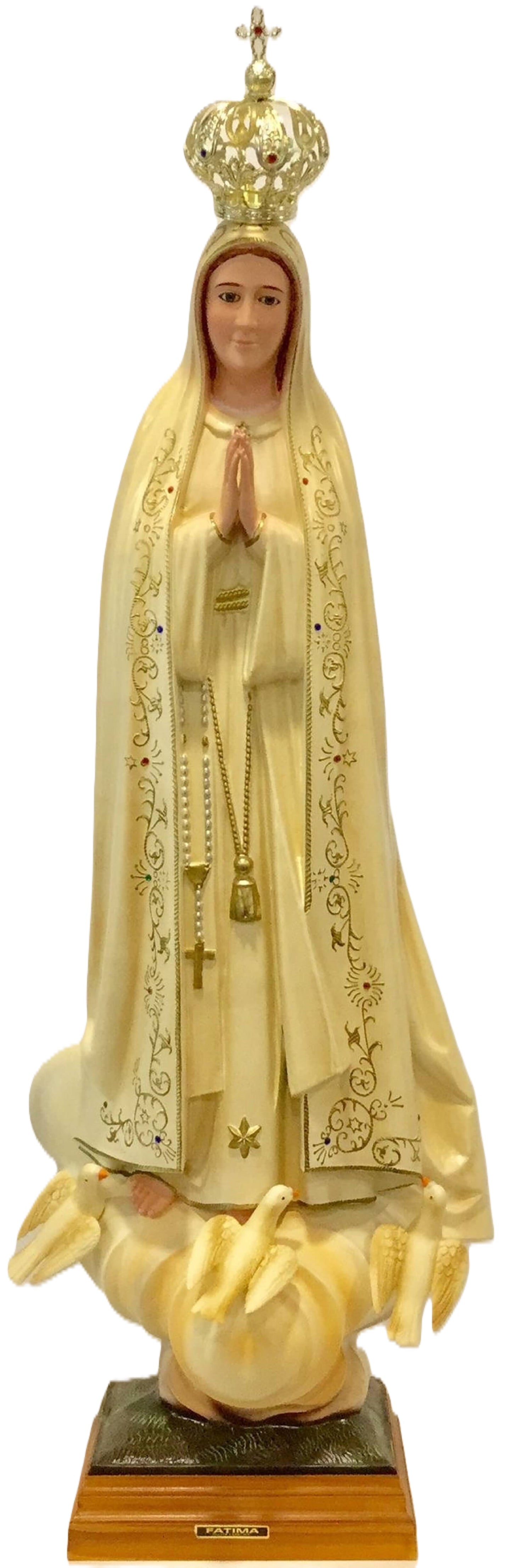 Statue of Our Lady of Fatima Capelinha - Old Paint