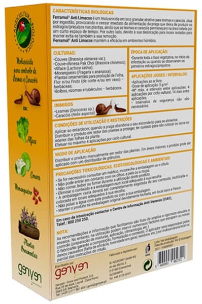 FERRAMOL 1Kg - SLUG AND SNAIL BAIT - FREE SHIPPING