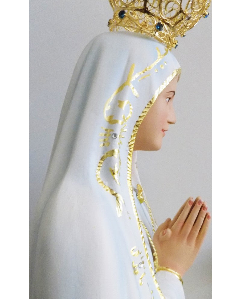 STATUE OF OUR LADY OF FATIMA CAPELINHA - Sacred Arte