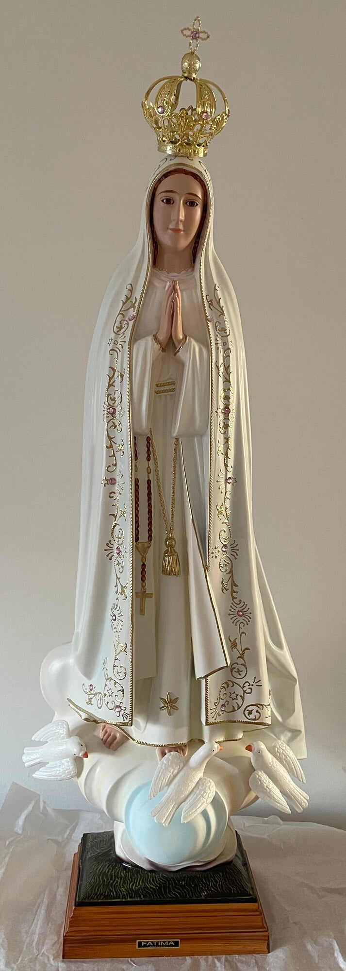 STATUE OUR LADY OF FATIMA CAPELINHA