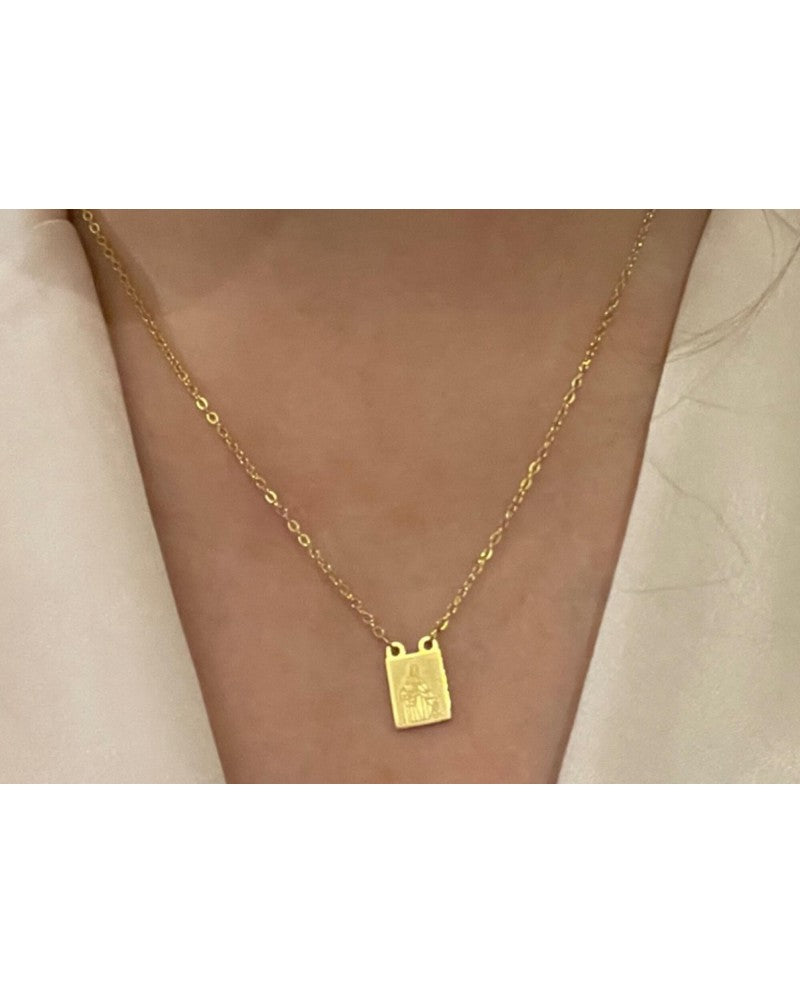 SCAPULAR NECKLACE - PENDANT SCAPULAR NECKLACE - Sacred Arte