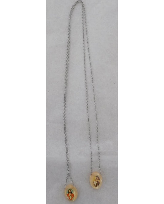 SCAPULAR NECKLACE - PENDANT SCAPULAR NECKLACE - Sacred Arte