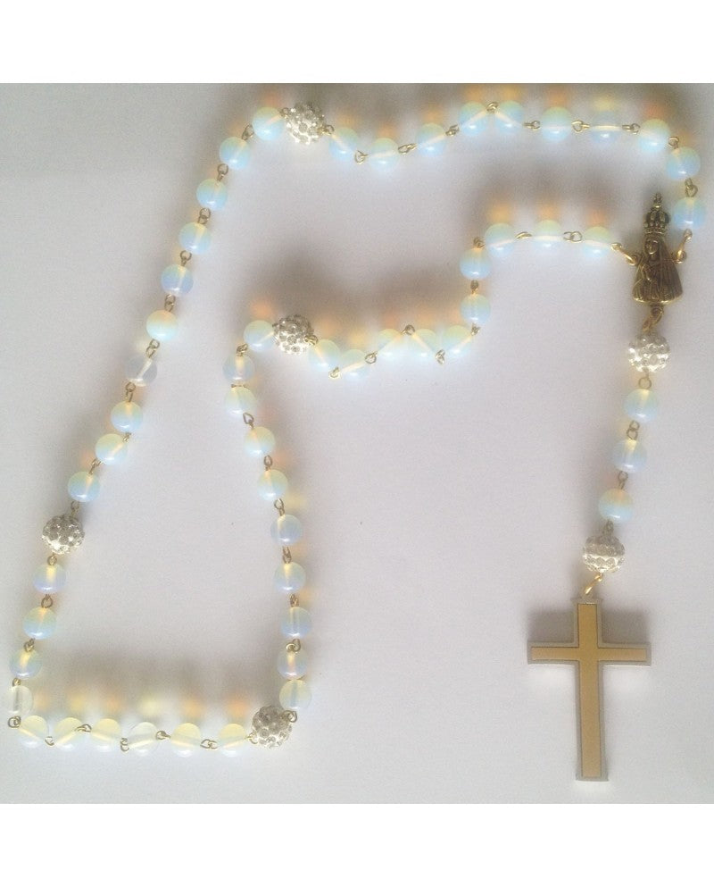 ROSARY IN MOONSTONE - Sacred Arte