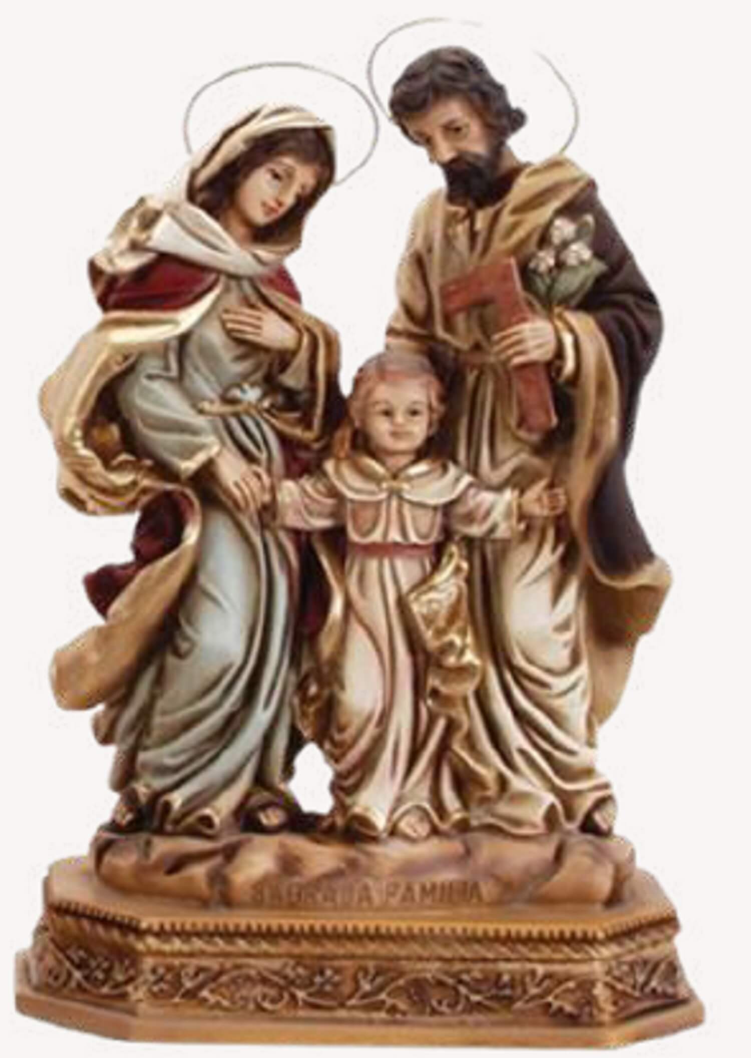 STATUE OF THE HOLY FAMILY - Sacred Arte