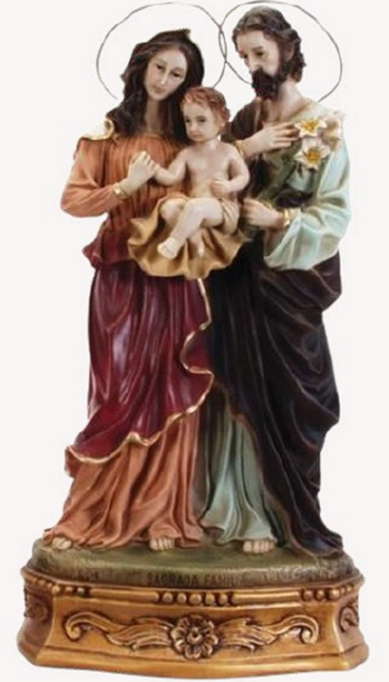 STATUE OF THE HOLY FAMILY - Sacred Arte