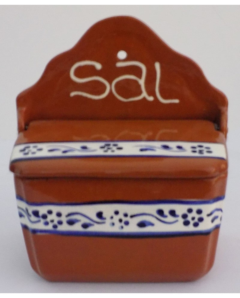TRADITIONAL SALTSHAKER IN RED CLAY - Sacred Arte