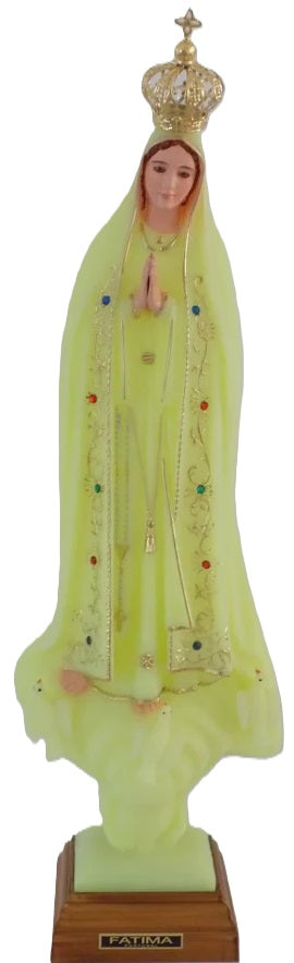 STATUE OUR LADY LUMINISCENT - GLOW IN THE DARK - Sacred Arte