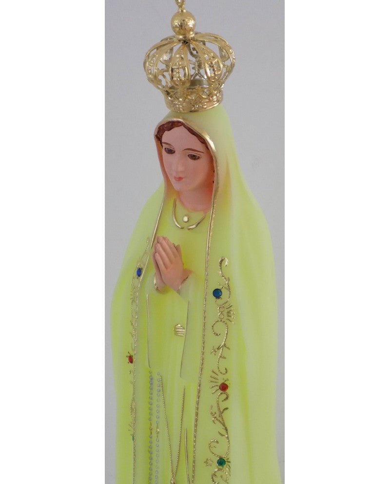 STATUE OUR LADY LUMINISCENT - GLOW IN THE DARK - Sacred Arte