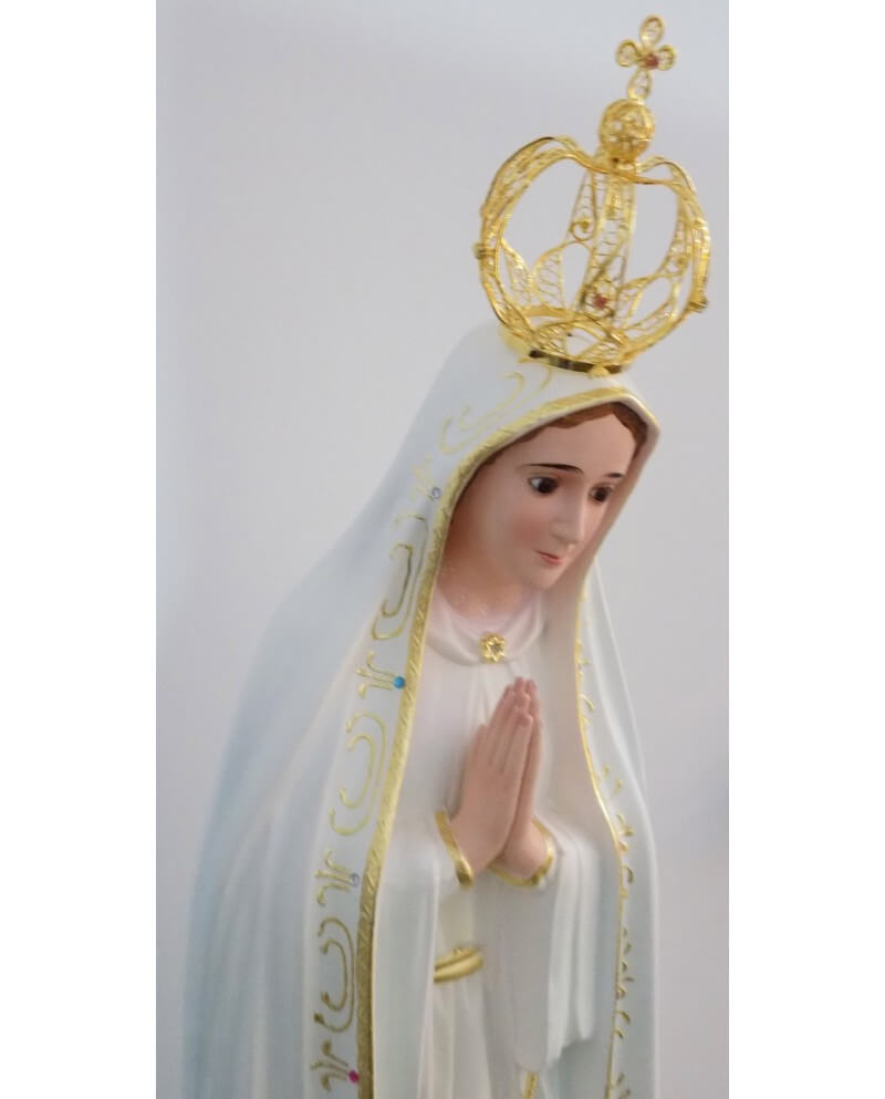 STATUE OUR LADY OF FATIMA CAPELINHA - Sacred Arte