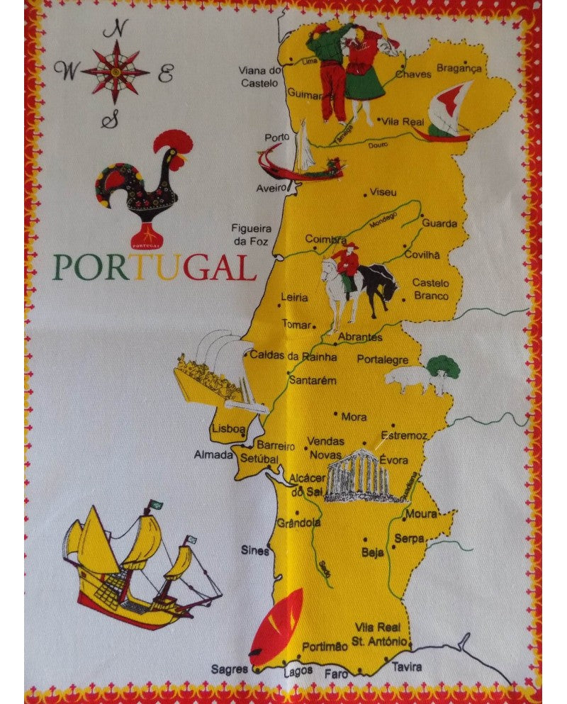 TRADITIONAL KITCHEN TOWELS - PORTUGAL (PACK 4 UNITS) - Sacred Arte