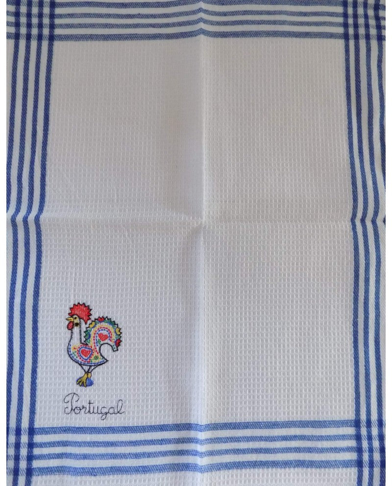 TRADITIONAL KITCHEN TOWELS - ROOSTER BARCELOS (PACK 4 UNITS)