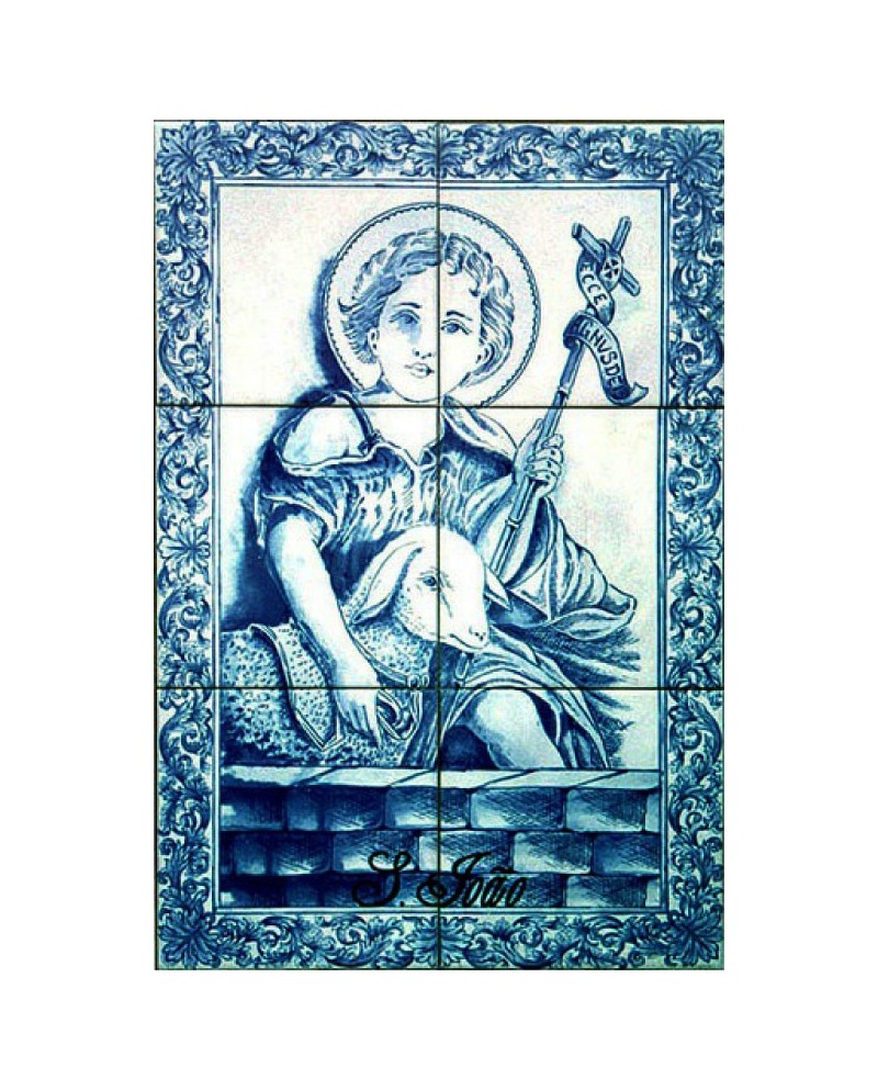 TILES WITH IMAGE OF ST. JOHN - Sacred Arte
