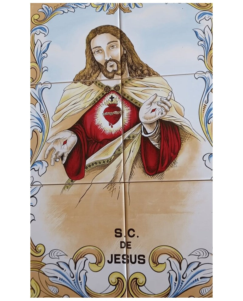 TILES OF THE SACRED HEART OF JESUS - Sacred Arte