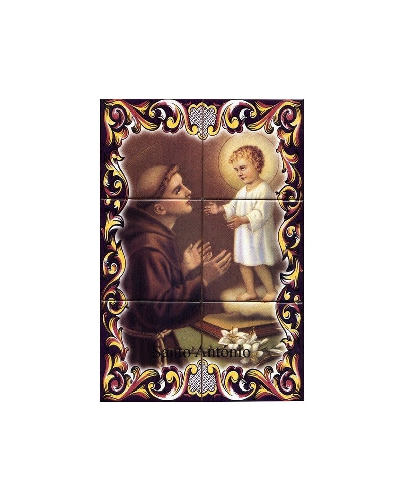 TILES WITH IMAGE STO. ANTONIO - Sacred Arte
