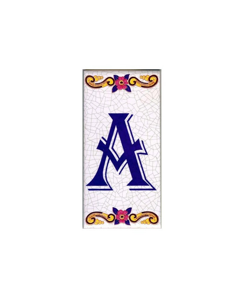 TILES WITH LETTERS, NUMBERS AND CORNERS - Sacred Arte