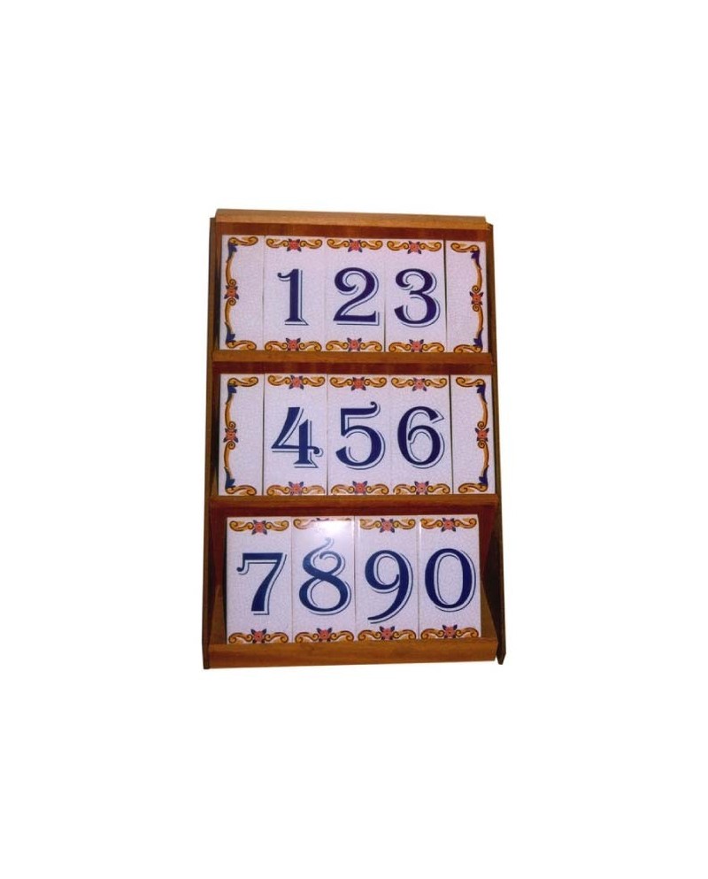 TILES WITH LETTERS, NUMBERS AND CORNERS - Sacred Arte