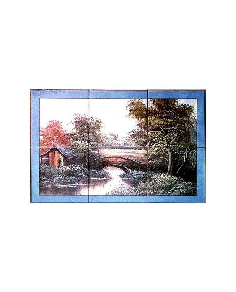 TILES WITH IMAGE OF COUNTRY LANDSCAPE - Sacred Arte