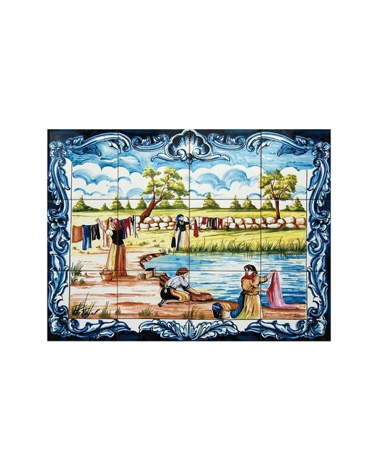 TILES WITH COUNTRY LANDSCAPE