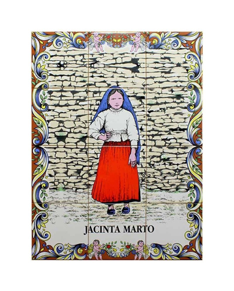 TILES WITH THE IMAGE OF JACINTA MARTO - Sacred Arte