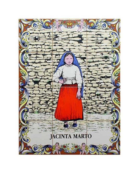 TILES WITH THE IMAGE OF JACINTA MARTO - Sacred Arte
