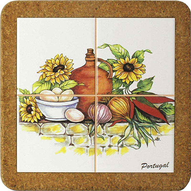Pied en liège pour table de cuisine ou de salle à manger - 20 x 30 cm