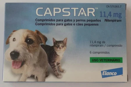 Capstar Flea Treatment Tablets for Cats and Dogs 6 tablets - FREE SHIPPING