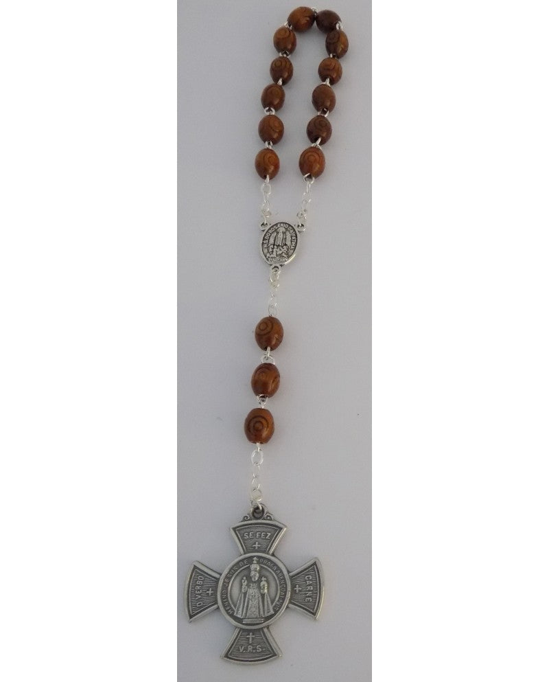 CHAPLET WITH CROWN OF INFANT JESUS OF PRAGUE - Sacred Arte