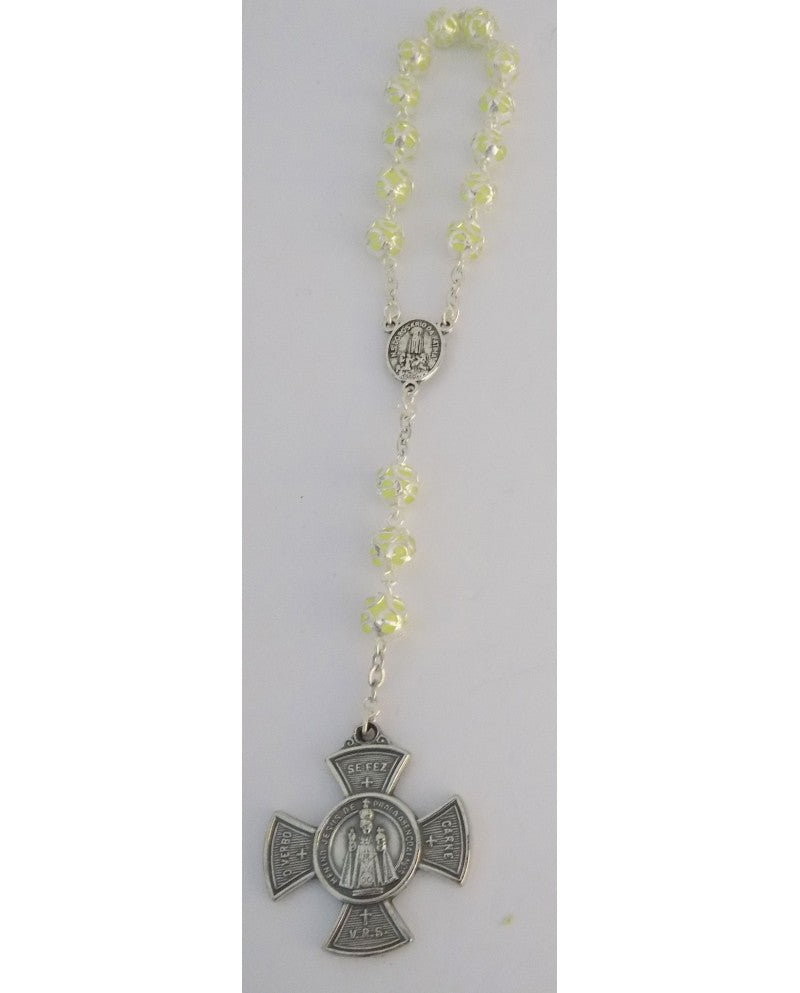 CHAPLET WITH CROWN OF INFANT JESUS OF PRAGUE - Sacred Arte