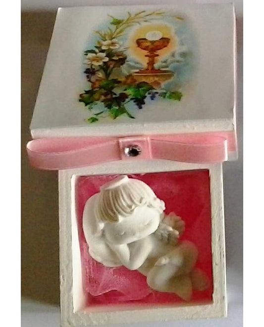 DECORATIVE BOX OF FIRST COMMUNION