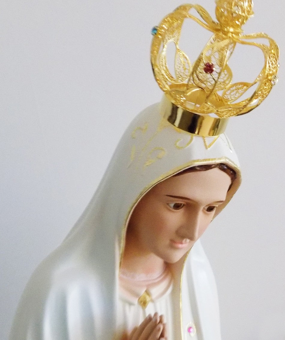 STATUE OUR LADY OF FATIMA CAPELINHA