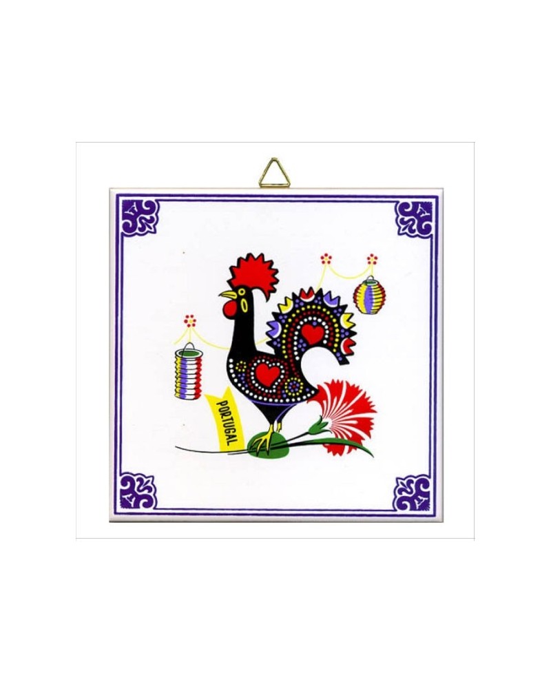 ROOSTER OF BARCELOS TILE FOR HANG