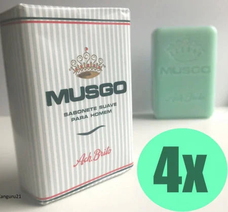 TOILET SOAP "MUSGO REAL ACH BRITO" - PACK 4 X160GR