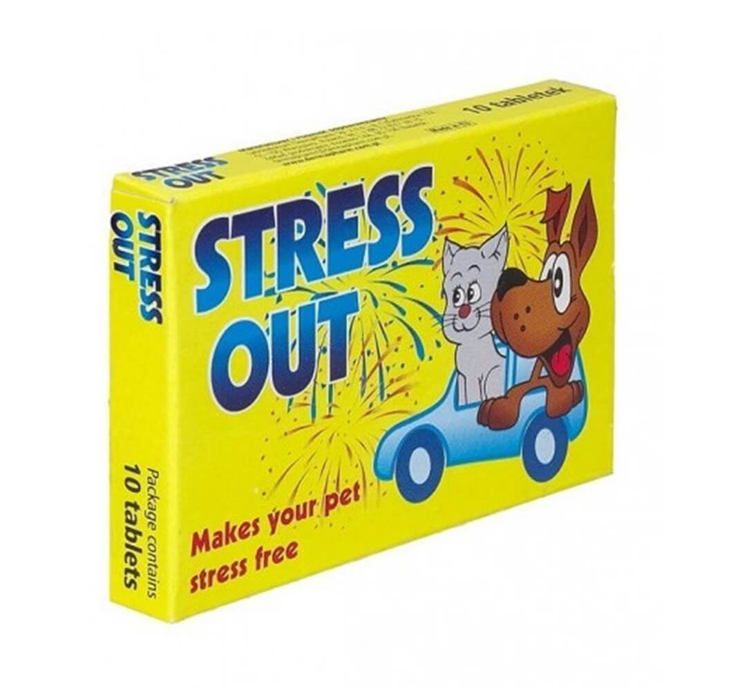Stress Out Anti-Stress for Dogs and Cats - 10 Tablets - Free Shipping