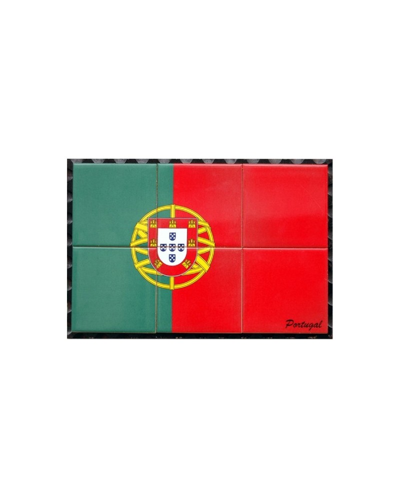 TILES WITH PORTUGAL FLAG﻿