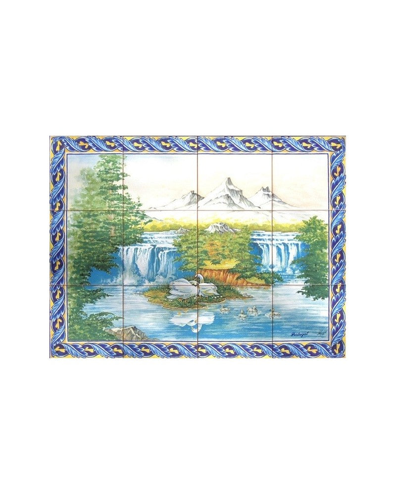 AZULEJOS CON IMAGEN DE MONTAÑAS