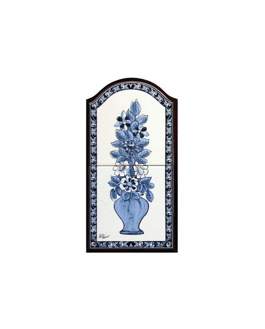 TILES WITH THE IMAGE WITH VASE OF FLOWERS