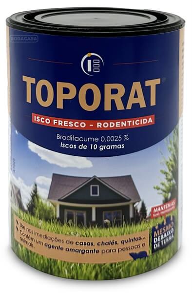 TOPORAT - SOBRE DE CEBO FRESCO - VENENO MORTAL PARA TOPOS Y RATAS